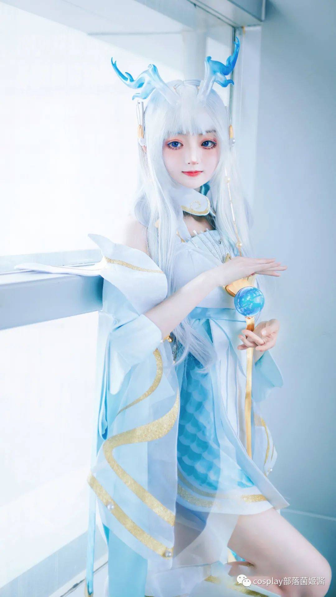 cos王者荣耀西施游龙清影cos正片鹿卉