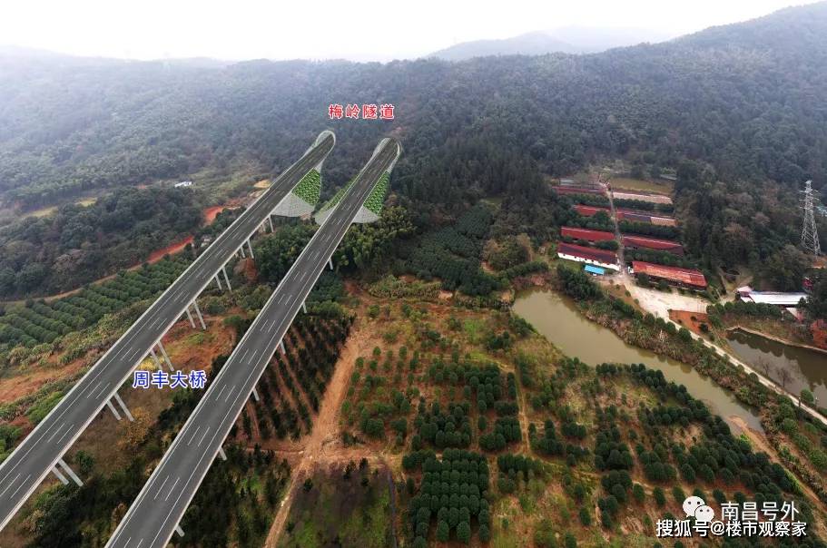 全长约866km南昌西二环项目最新规划效果图来了