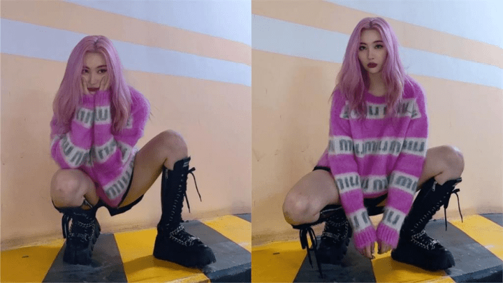 长发 欧阳娜娜撞衫“南韩第一美腿”惨输！她靠“这招”气势碾压全场！