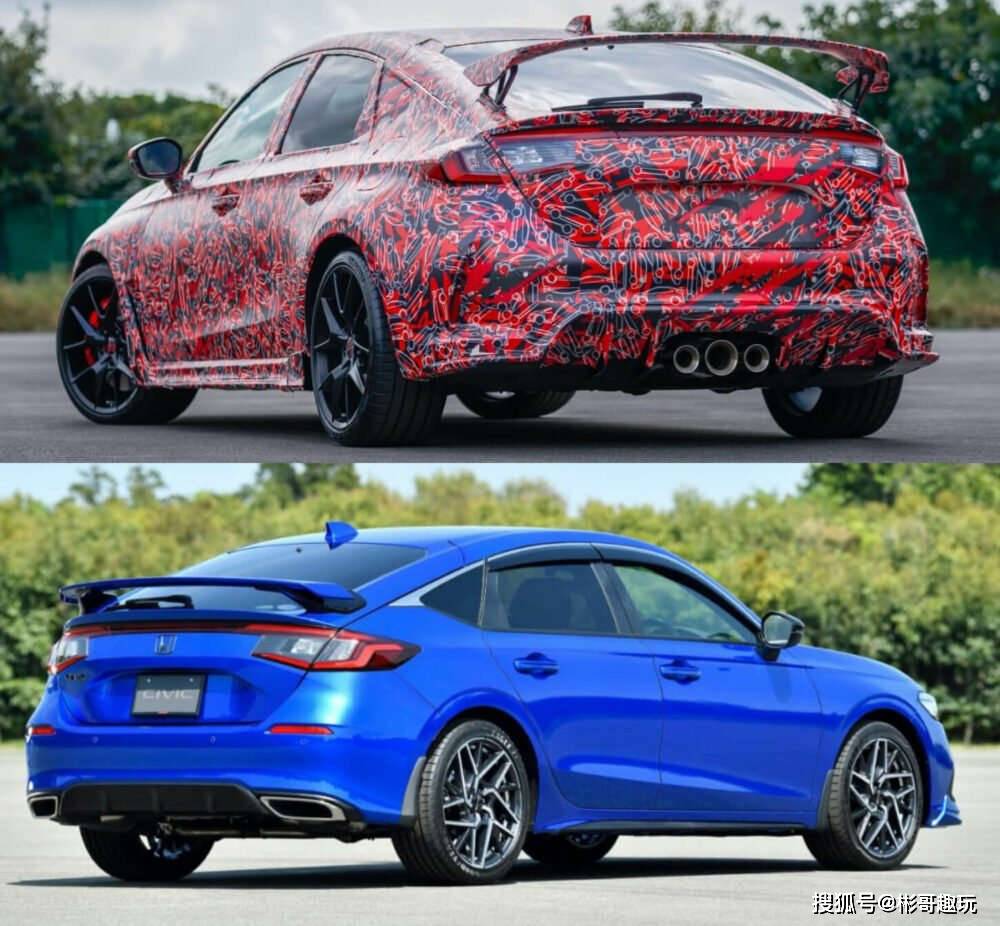 最后一款汽油引擎车?新款思域Type R伪装车曝光,预计2022年亮相_搜狐汽车_搜狐网