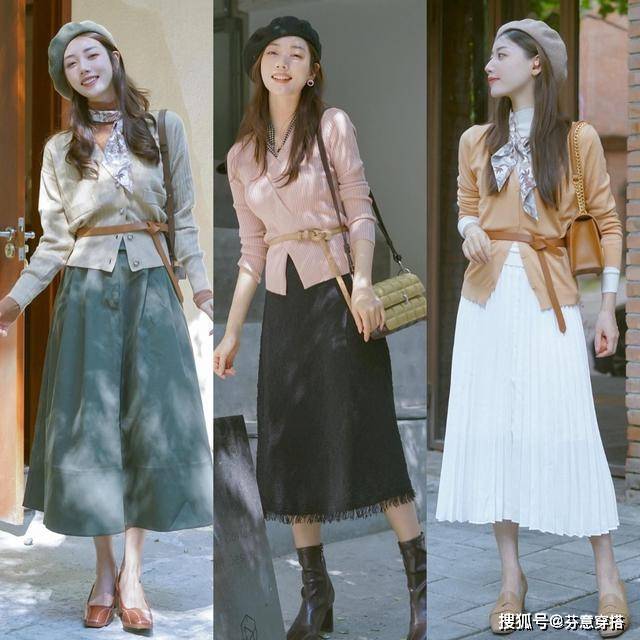 身长 入秋后,穿“半身长裙”很优雅,但要搭对了上衣、鞋子才会更时髦