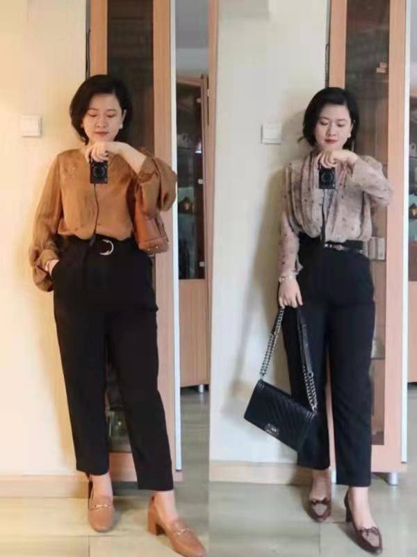 色彩 中年发福不可怕，学会这4种搭配小妙招，微胖型中年女性不用愁
