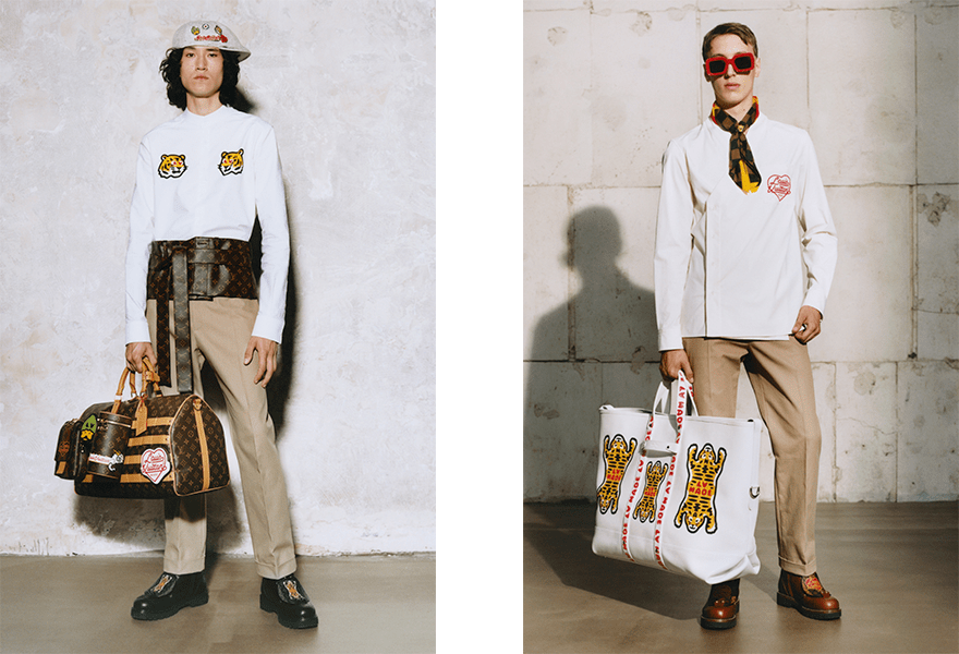 图形化 Louis Vuitton 2022 MENSWEAR，这个春季没有了图形化外观，轮廓更为直观经典