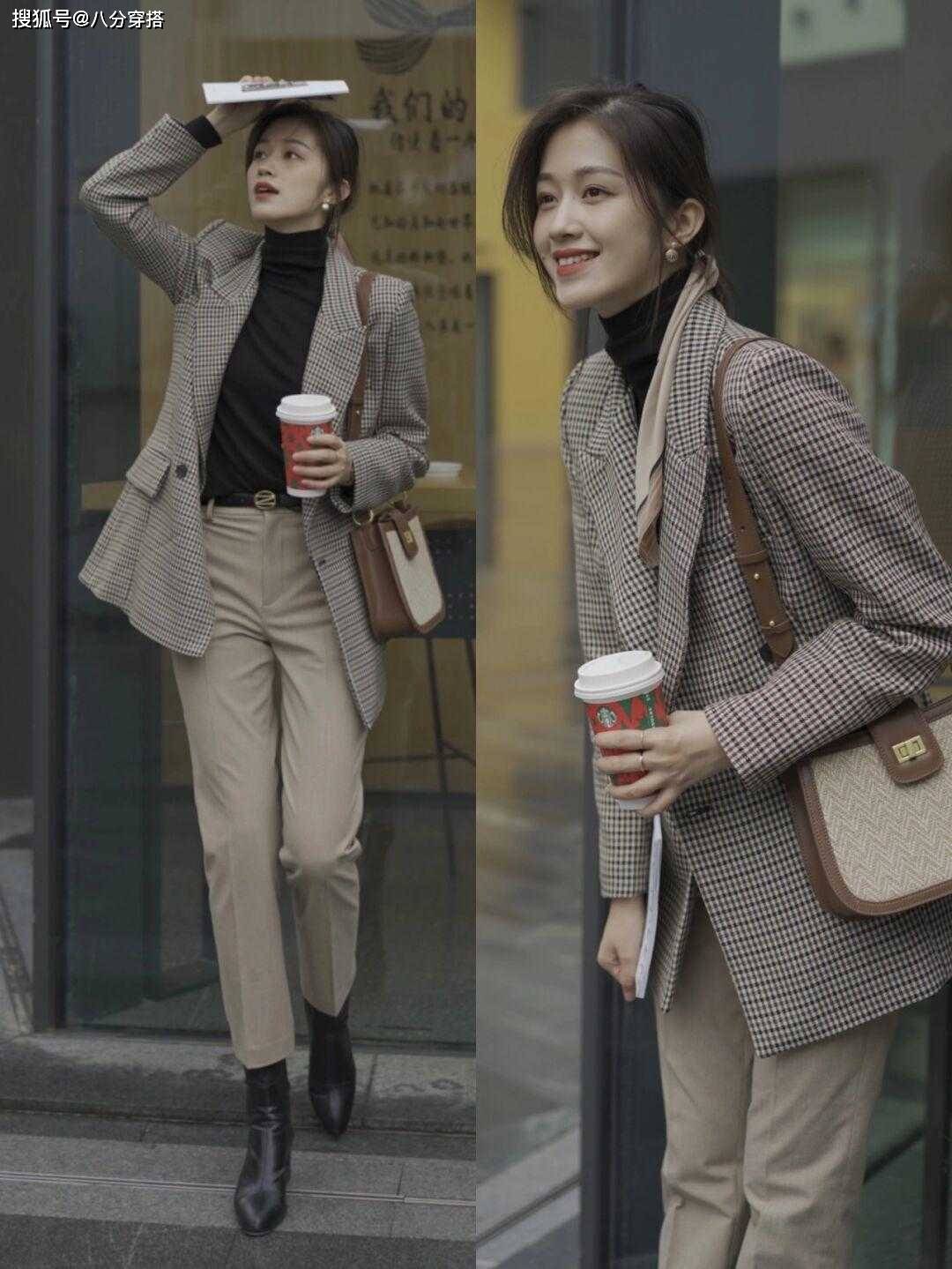 整体 日常通勤不知道怎样穿?入手大衣和西装,保暖干练又有气场