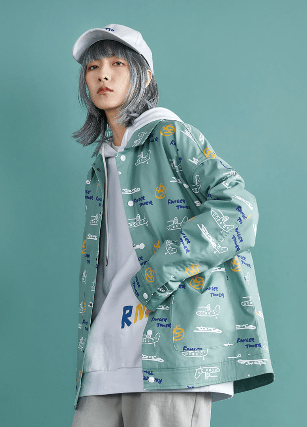 设计 中性风帅气外套，盐系炸街穿搭，更为洒脱迷人