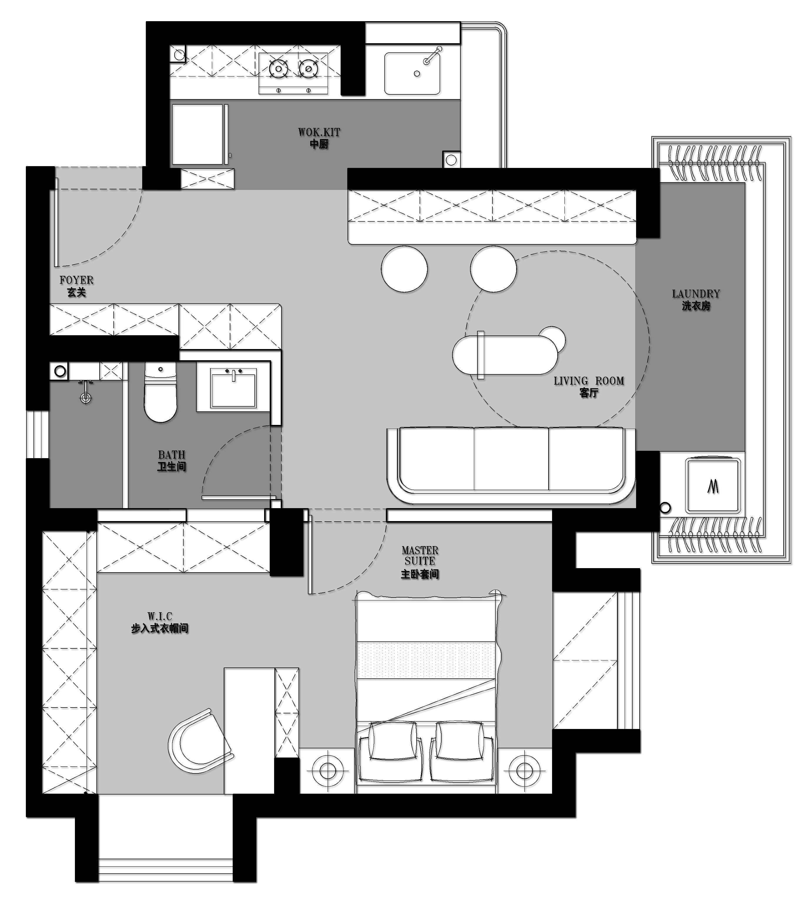 设计|甜蜜二人时光——现代简约风格|珠海家居设计案例