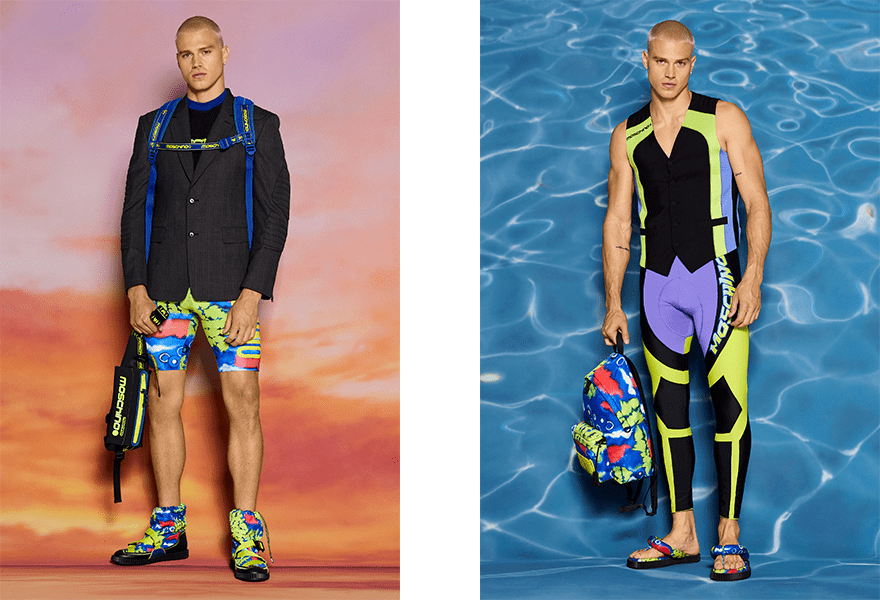 男装 Moschino 2022春季度假风男装系列，不如去海边冲浪呀