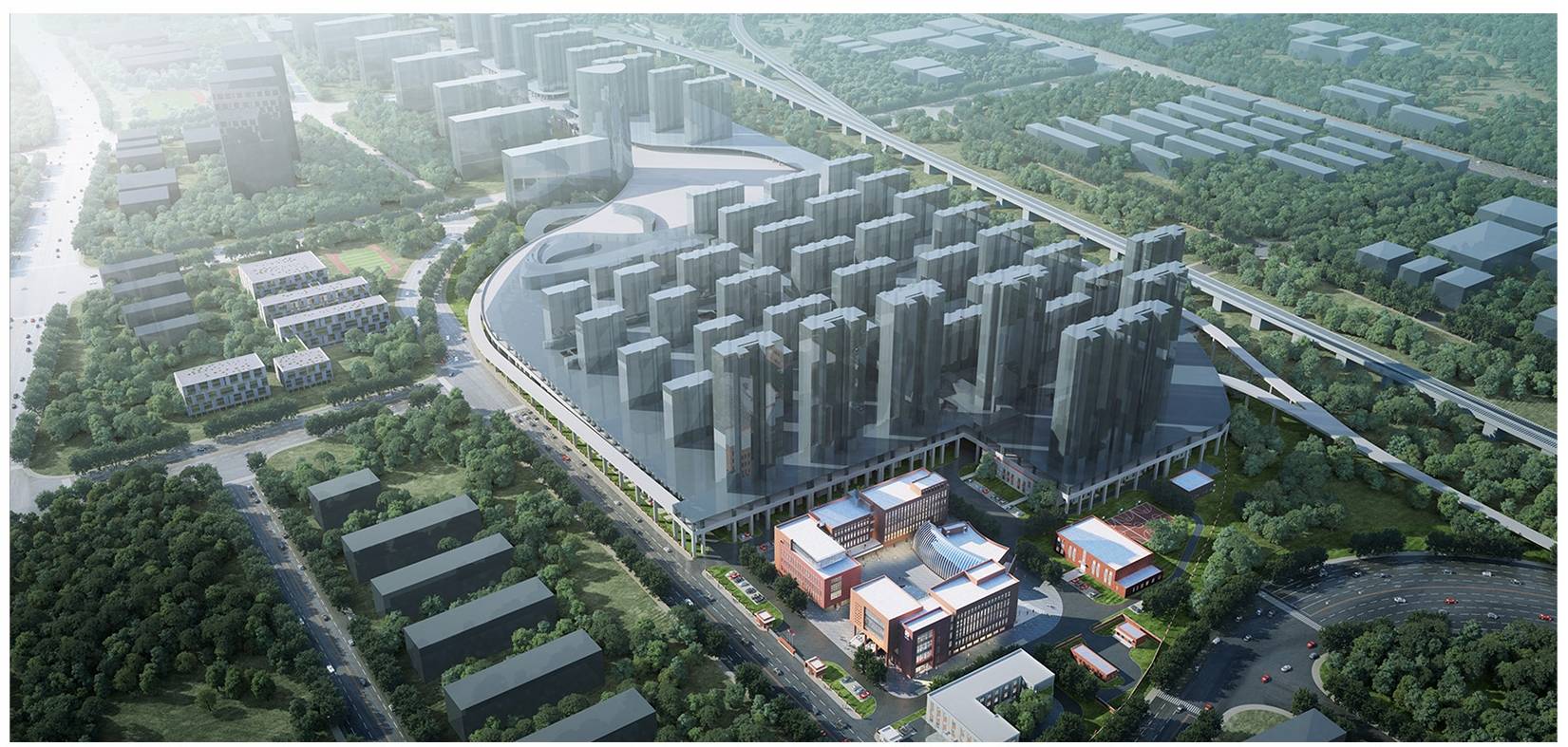 原创济南西部新房之二王府庄片区四足鼎立地铁上盖房你见过吗