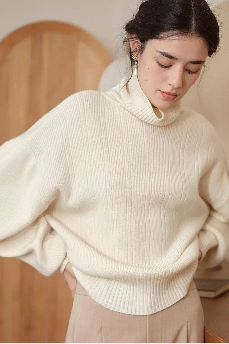 气质 大毛衣+半裙,才是2021秋冬最气质时髦的打开方式!