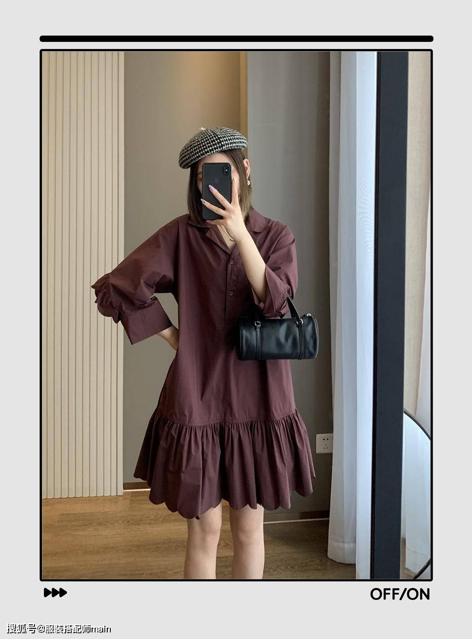 感觉13套秋季连衣裙穿搭示范！上班上学照着穿又美又撩人