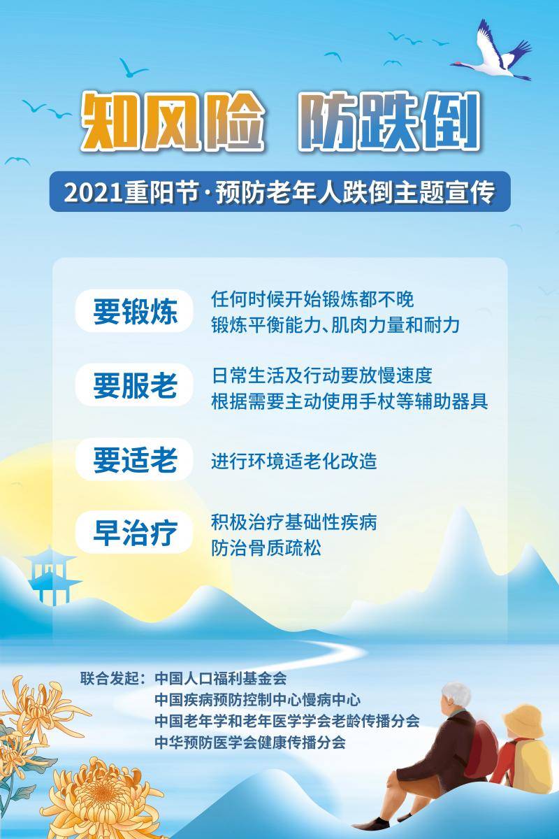 老年人口诀_重阳节:四机构联合倡议老年人防跌倒“十二字口诀”