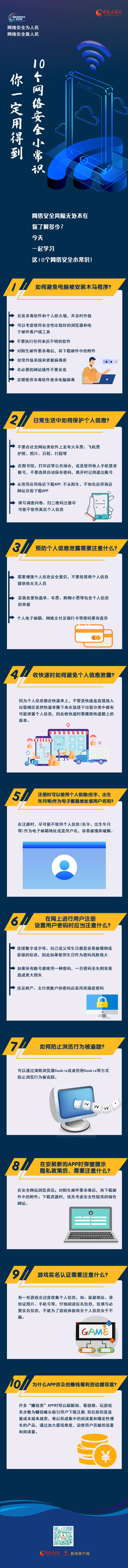 网络|图解|@所有人 这10个网络安全小常识 你一定用得到！