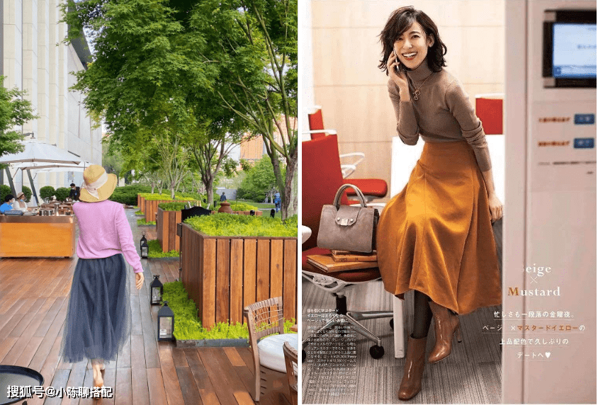 秘密 今秋“毛衣+半裙”凭什么时髦？穿衣高手的时髦秘密，关键在这里