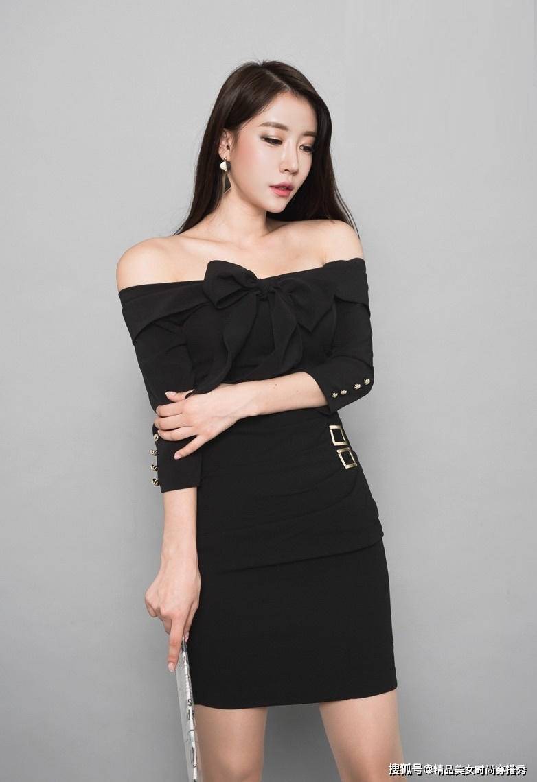 黑色 不同版型的黑色连衣裙穿搭，展现女性不同的知性优雅美