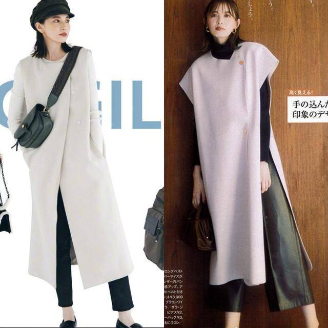 颜色 风衣算什么，今年深秋流行的是“长马甲”，百搭显高又显瘦，有范毛呢穿搭_网