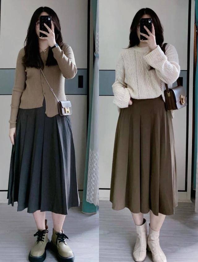 身材 身材微胖的女生们这样穿搭，显高有气质