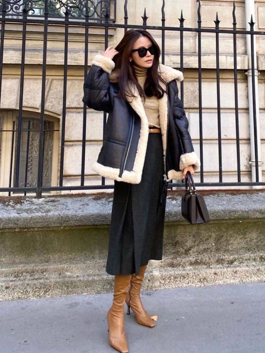 微胖女生穿搭秋冬靴子 bee33c9f7bc6478f87313cf2f6a684fc.jpeg