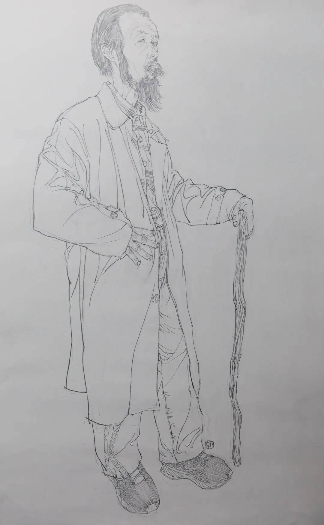 中国美术学院线性素描