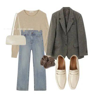 一身 极简搭配LOOK,好看到犯规!