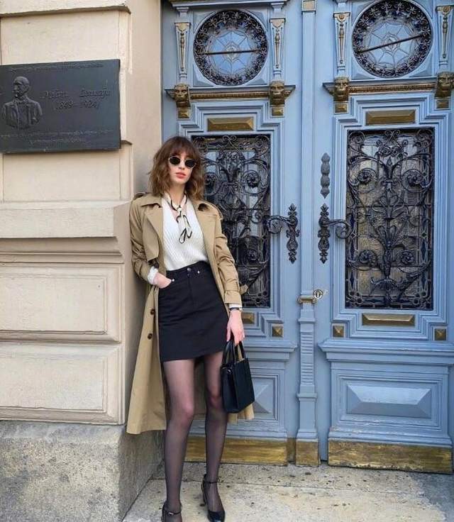 时尚充满法式味道的ins博主 轻甜感的风格很适合秋天