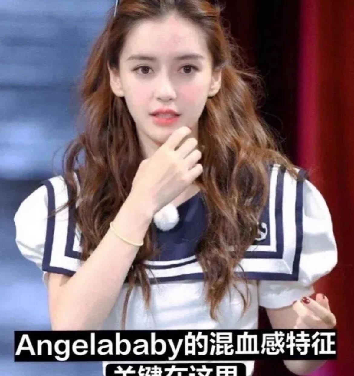 发型Angelababy甜美混血风