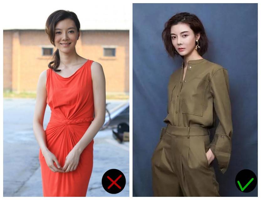 曲线美 车晓还是增点肥吧，穿针织衫身材仍平坦，虽时尚但瘦得少了女人味