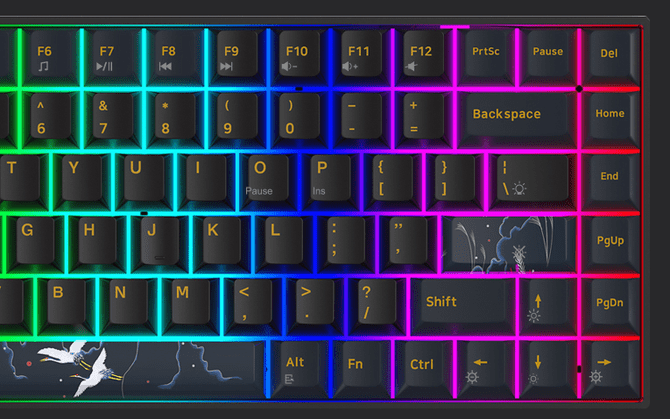 可选四轴体热插拔三模无线机械键盘，新贵GM840Pro开启双十一预定