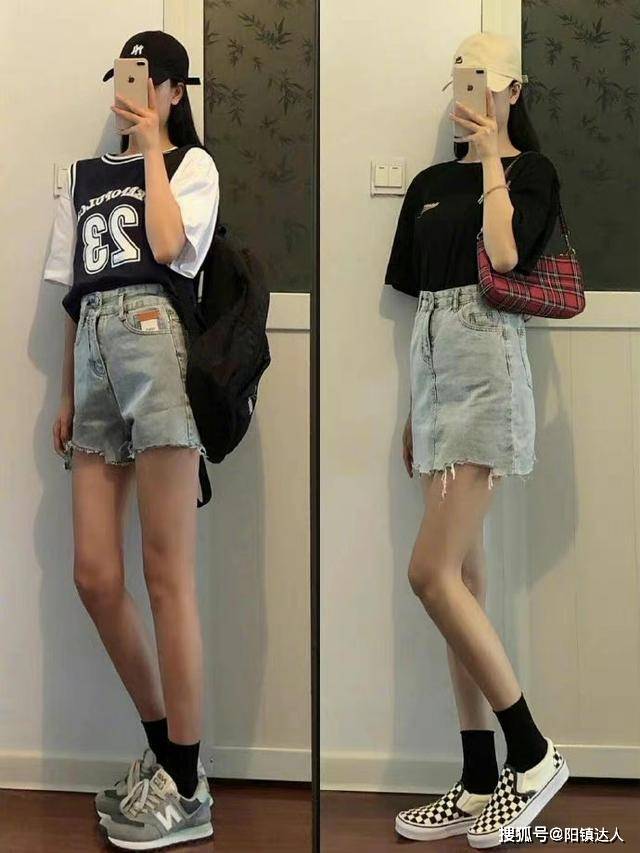 颜色 被韩国“高中生”的日常穿搭美到了，不仅简约大方，还很时尚减龄
