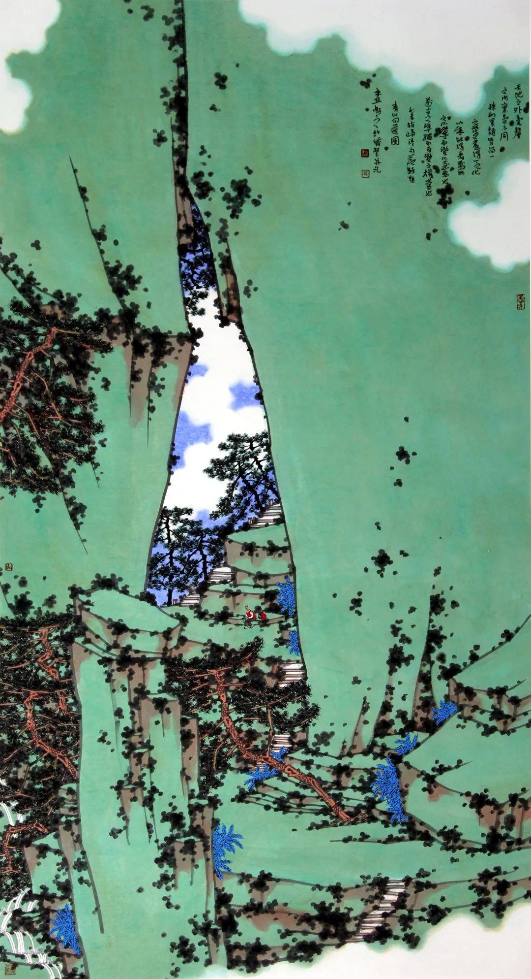 展览预告"青山问道—许俊中国画作品连云港邀请展"即将开幕