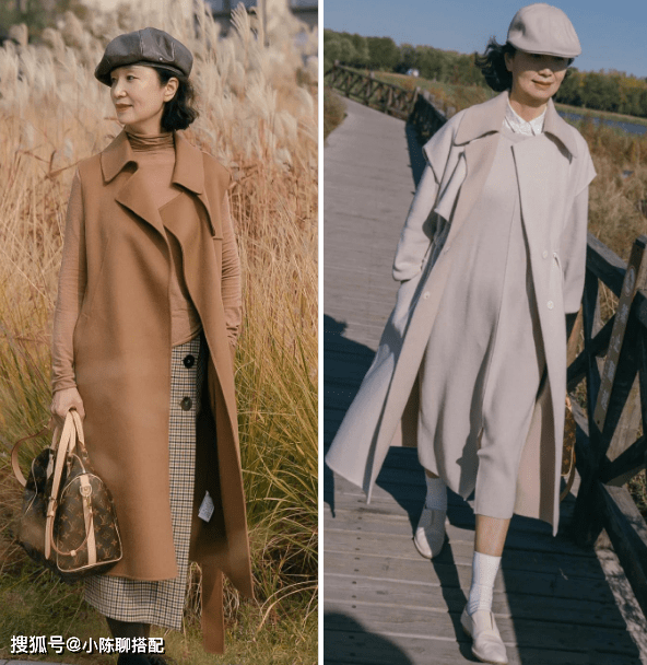 大衣 建议50+女性穿大衣时,记住“3要3不要”,更显优雅得体好气质