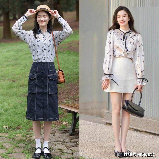 时尚 衬衫下面不一定要配裤子，时尚减龄的“新穿法”，也很好看