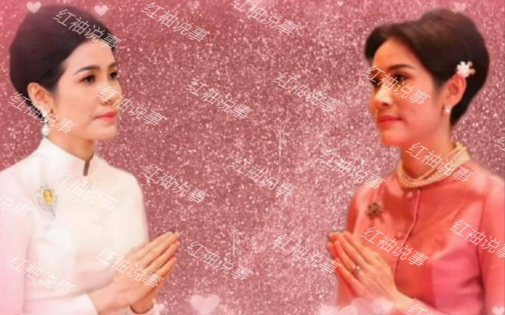 此外人物的朝向也很有意思,泰王向诗妮娜的方向深情