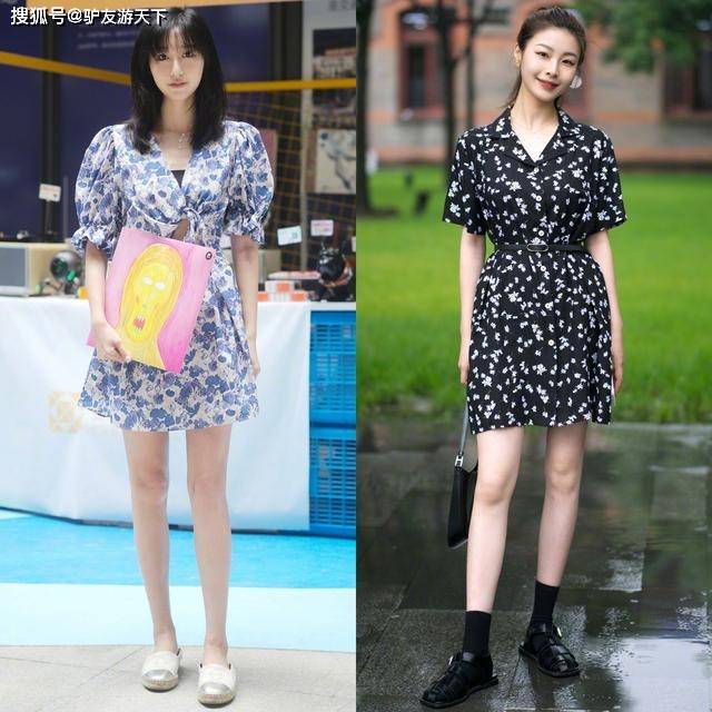 美得 人手一条的“碎花裙”，搭配这7种鞋子，让你的夏天美得与众不同