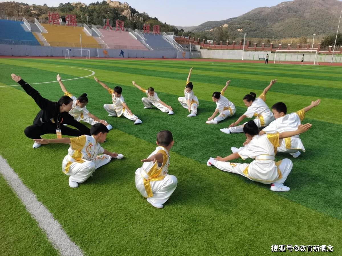 青岛市崂山区张村河小学喜获青岛市中小学生武术比赛集体项目一等奖