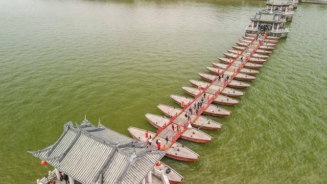 古代|中国最早的启闭式桥梁，潮州城市地标建筑，广济桥