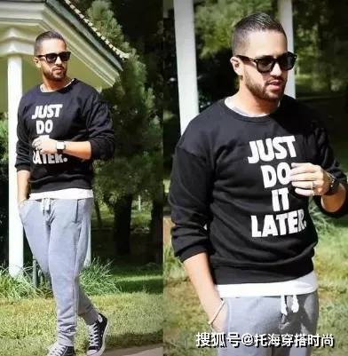 条纹 微胖男性秋冬穿衣难？掌握这4个技巧，拥抱属于自己的冬天！