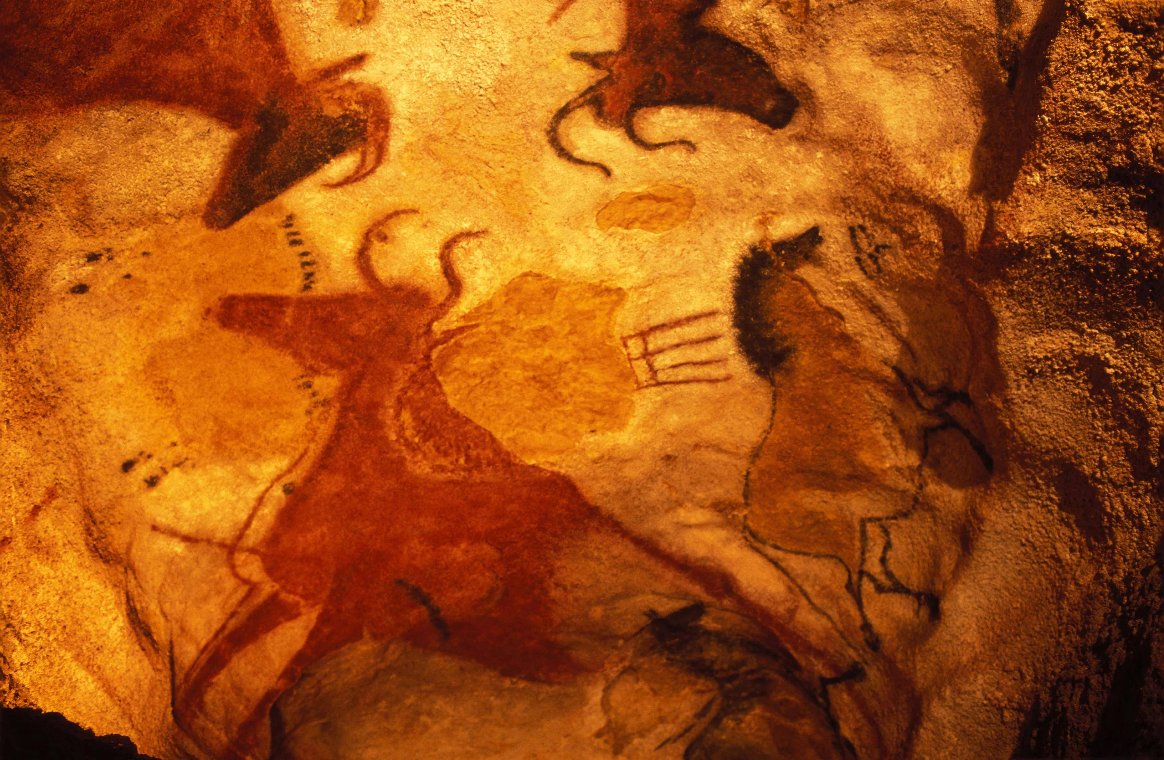 旧石器时代晚期艺术拉斯科洞穴