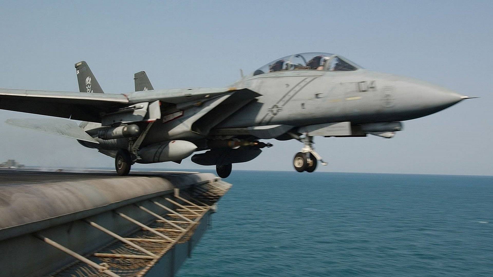 原创用时480秒美军f14雄猫击落两架苏制米格23战机