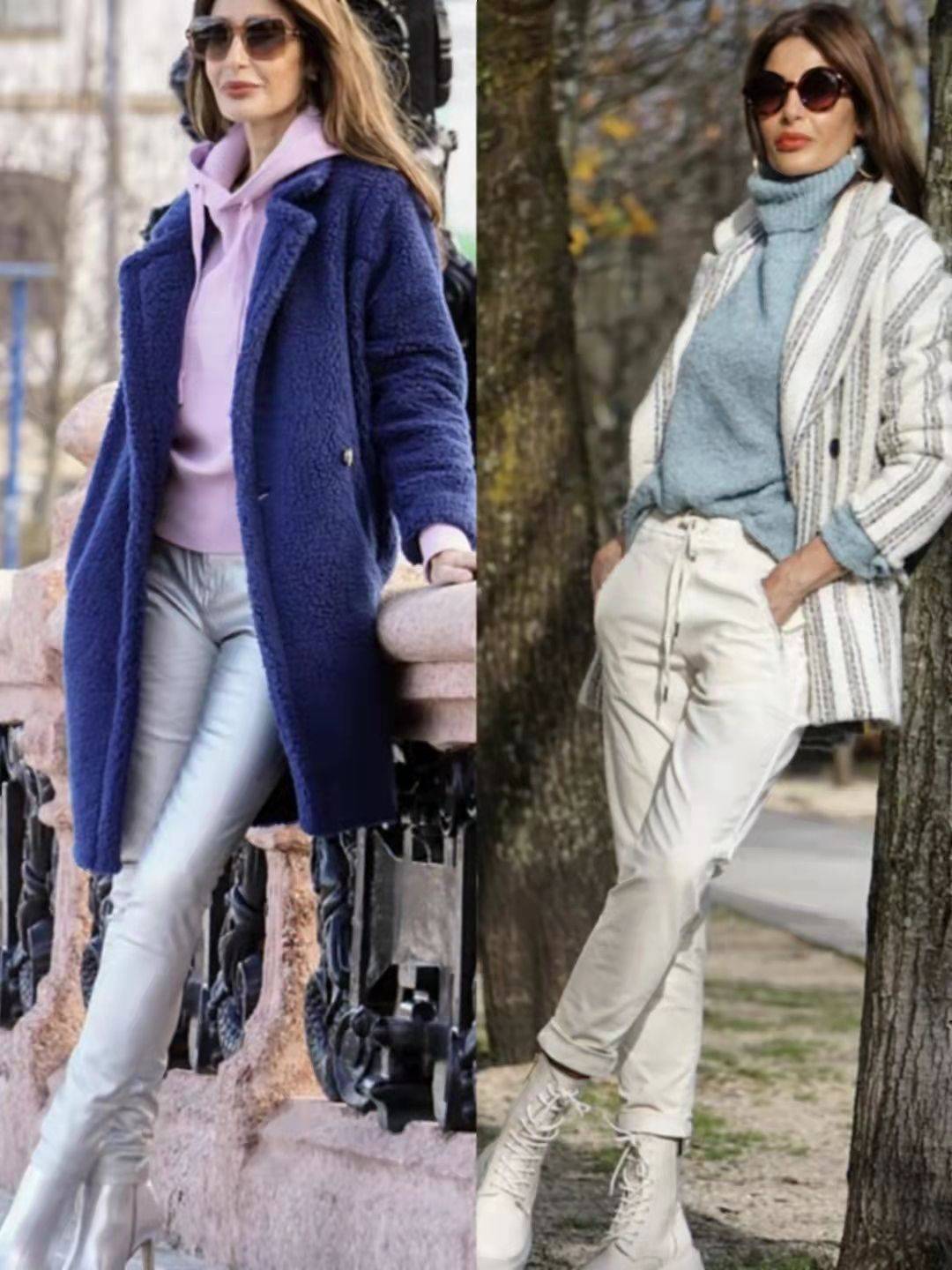 颜色 “小脚裤+短靴”，才是50、60岁女人的冬季打扮，时尚气质显腿长