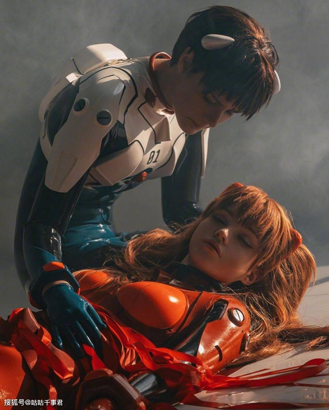 外国网友cosplay碇真嗣和明日香服装造型无可挑剔