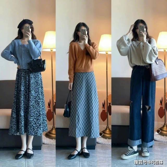 毛衣 毛衣不愧是“万金油”,日常look都能搞定,让你又美又气质