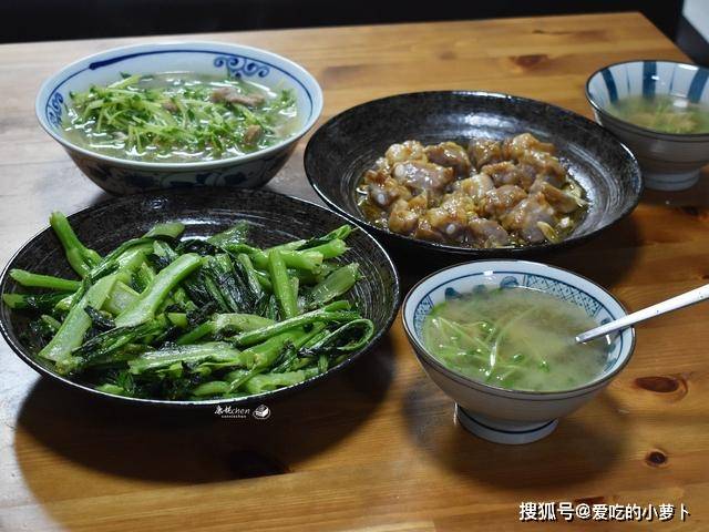 豆苗|两口子的一日两餐，简单平凡，满满都是家的味道，朋友圈：想家了