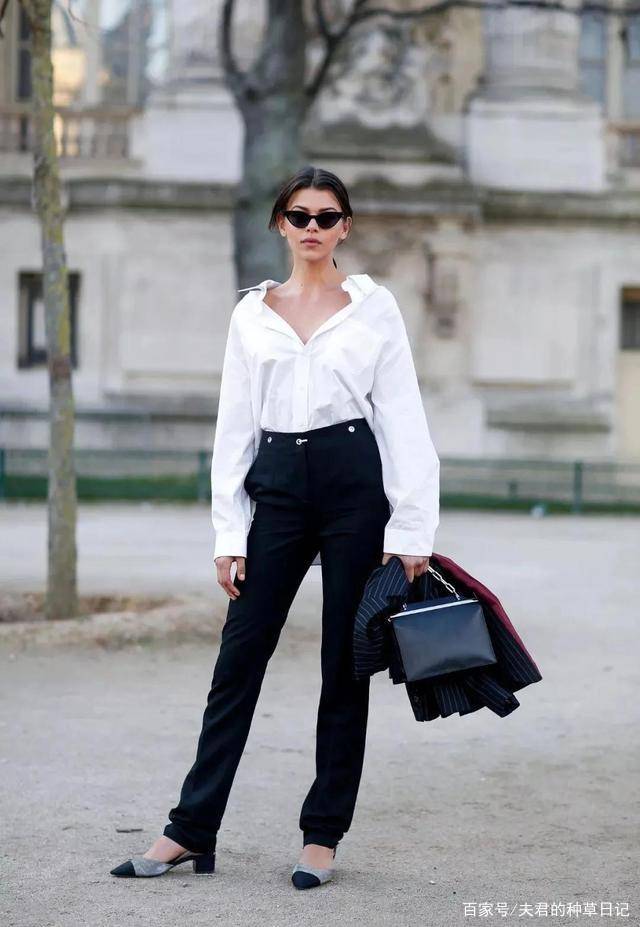 气质 腿粗又屁股大的女人，春夏多穿这种裤子，藏肉显瘦又气质