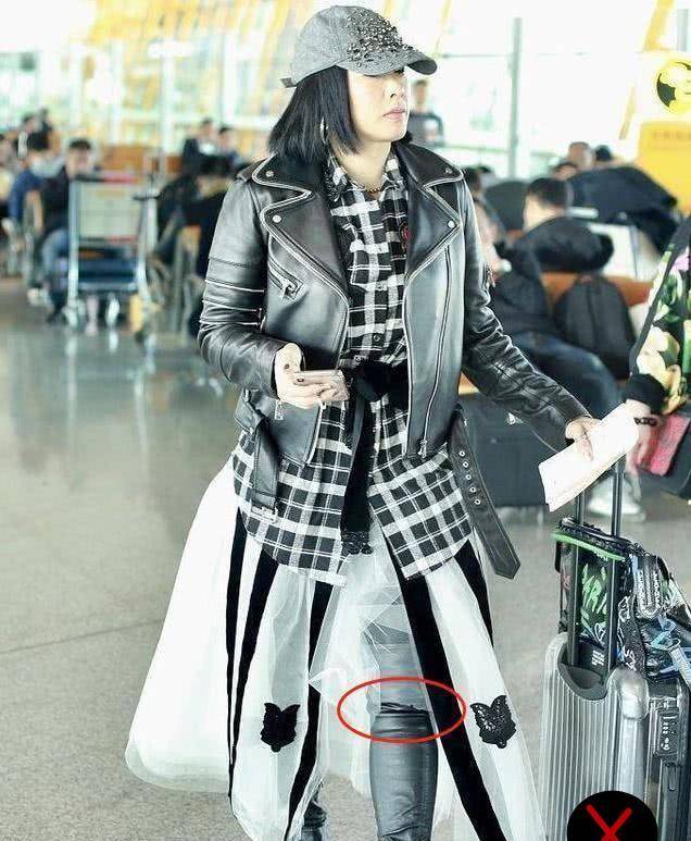 or 钟丽缇品味真别致，用西装混搭粉色健身裤，意外高级又洋气