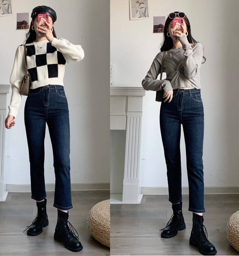 材质 秋冬穿衣太臃肿?20、30岁女性来试试“韩版”穿搭,保暖又时尚