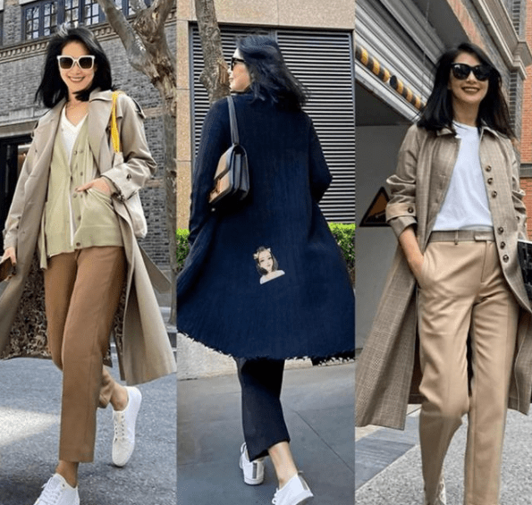 大衣 50+的成熟女性更要会穿，这3个搭配上的小技巧，好用还好看