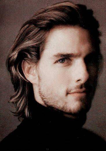 长发|汤姆克鲁斯，他就是好莱坞的颜值最高标准！