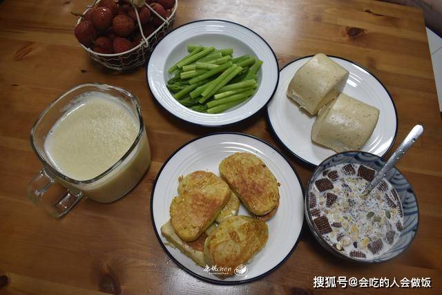 豆沙|天热早餐不将就，每天一桌都有新花样，孩子吃好早餐学习成绩好