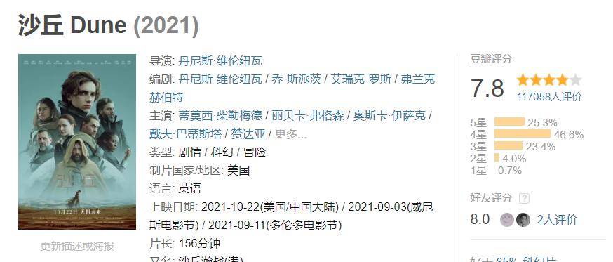 全球|2021年才火爆全球的沙丘，其实它已经有8部电影了