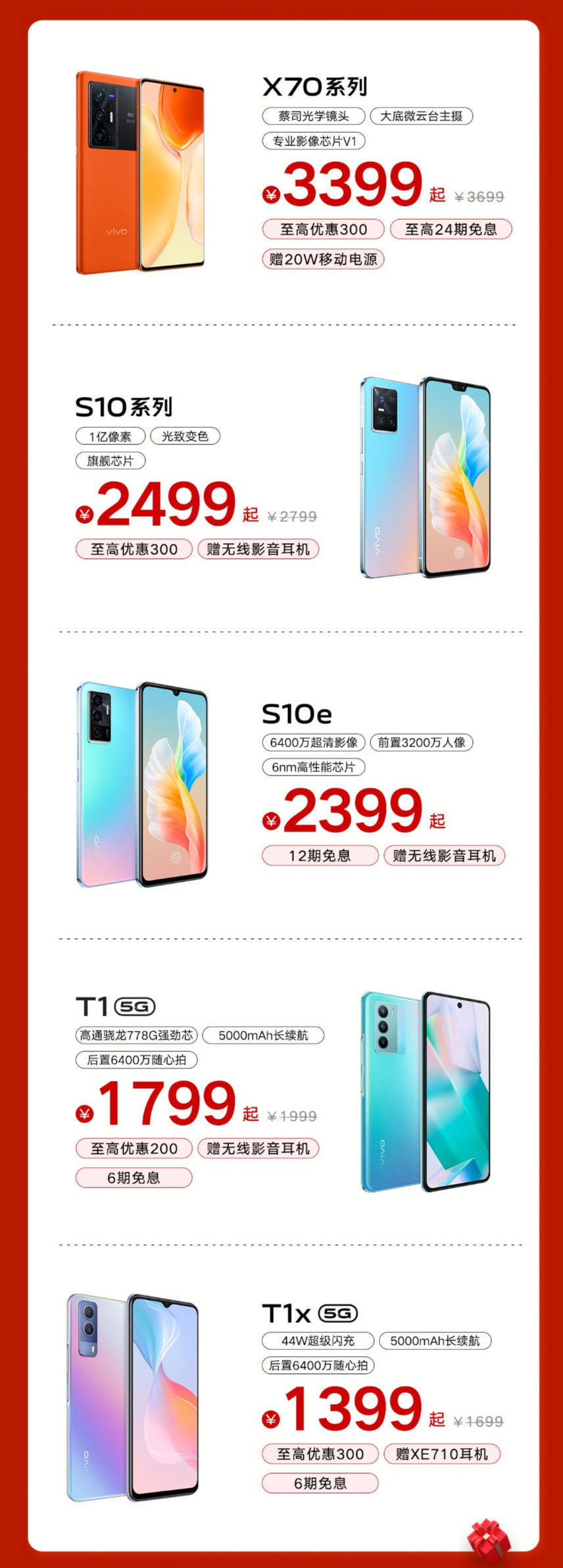 vivo T1特惠预售：扛起双十一性价比担当